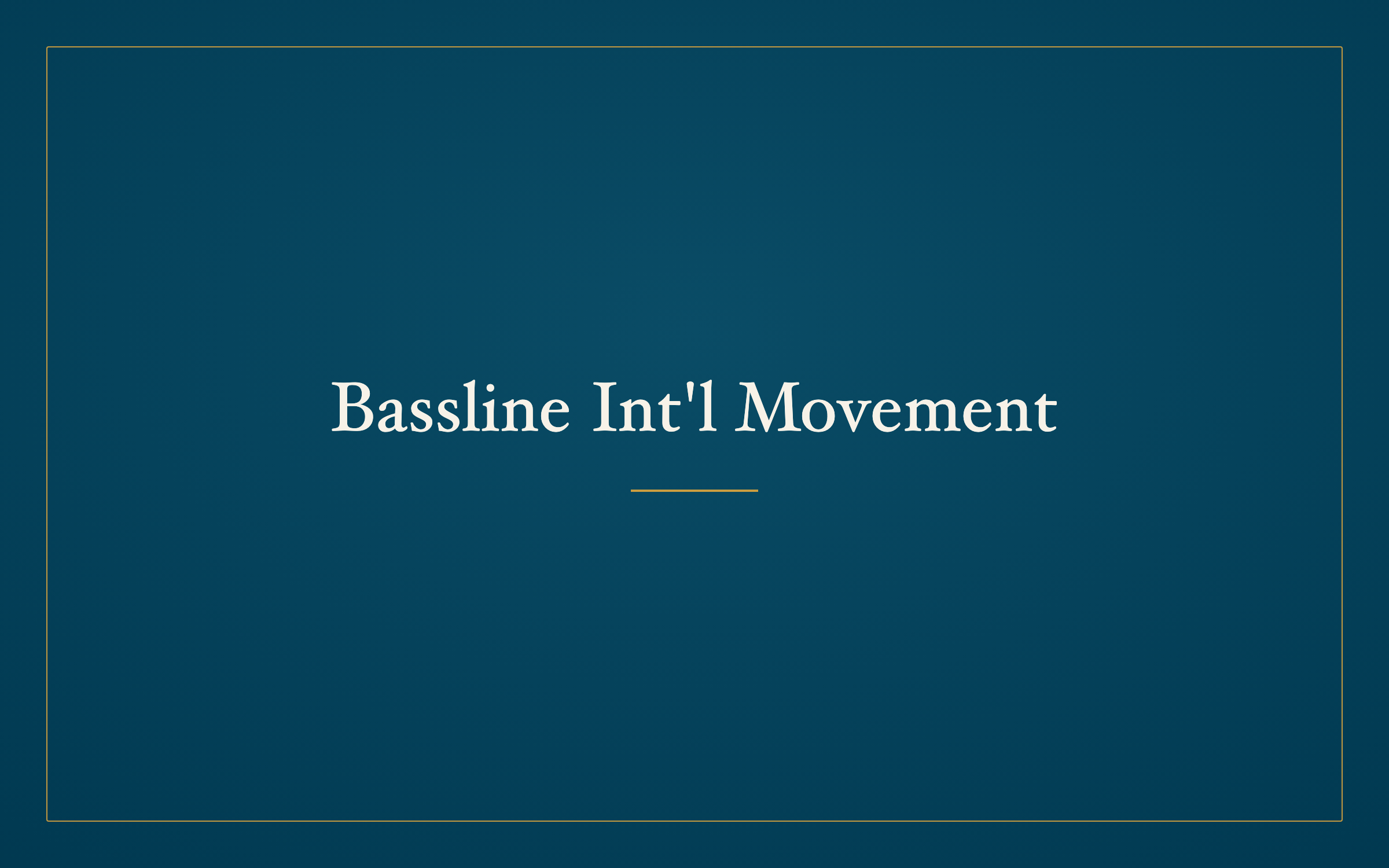 Bassline Int'l Movement logo