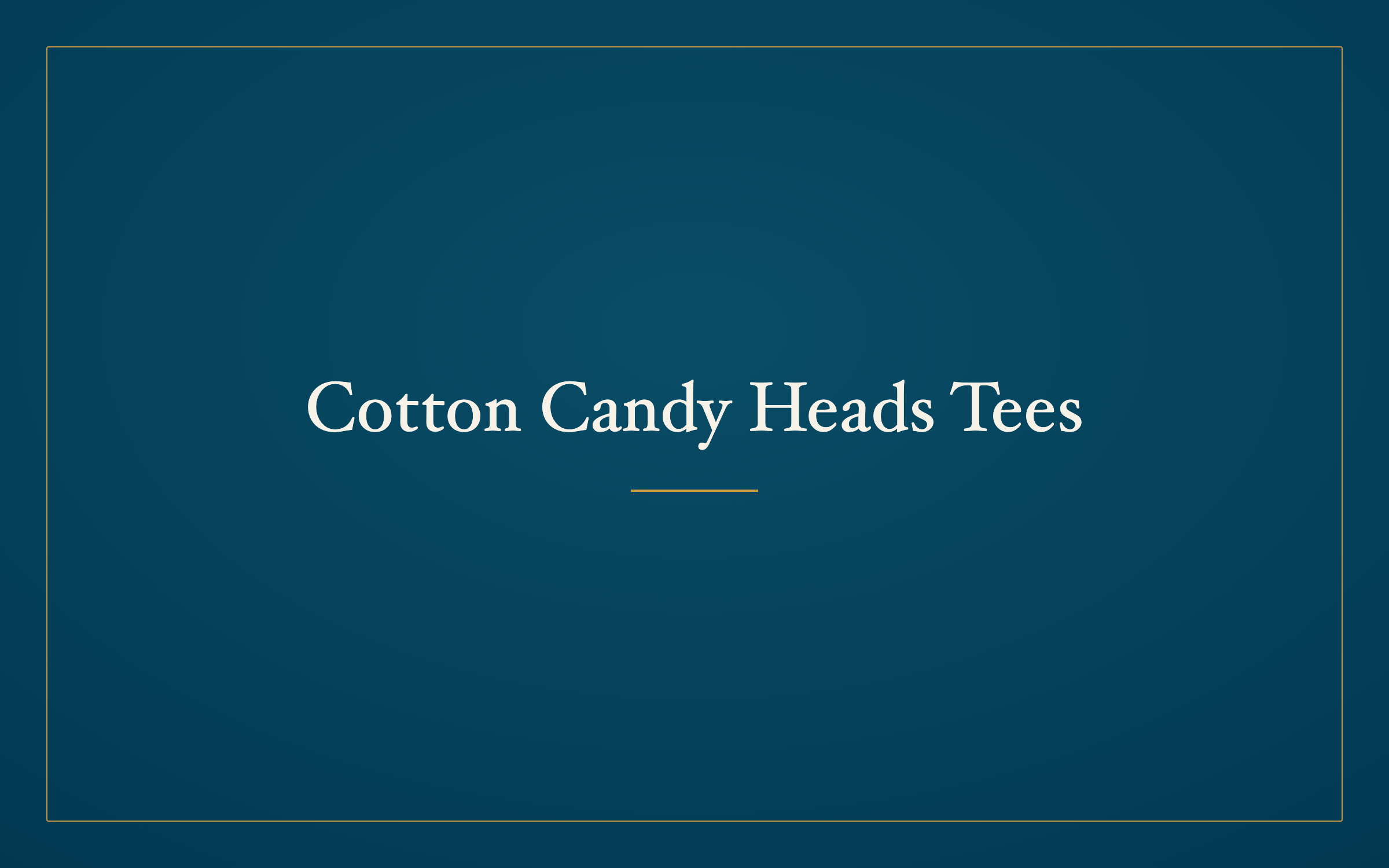 Cotton Candy Heads Tees logo