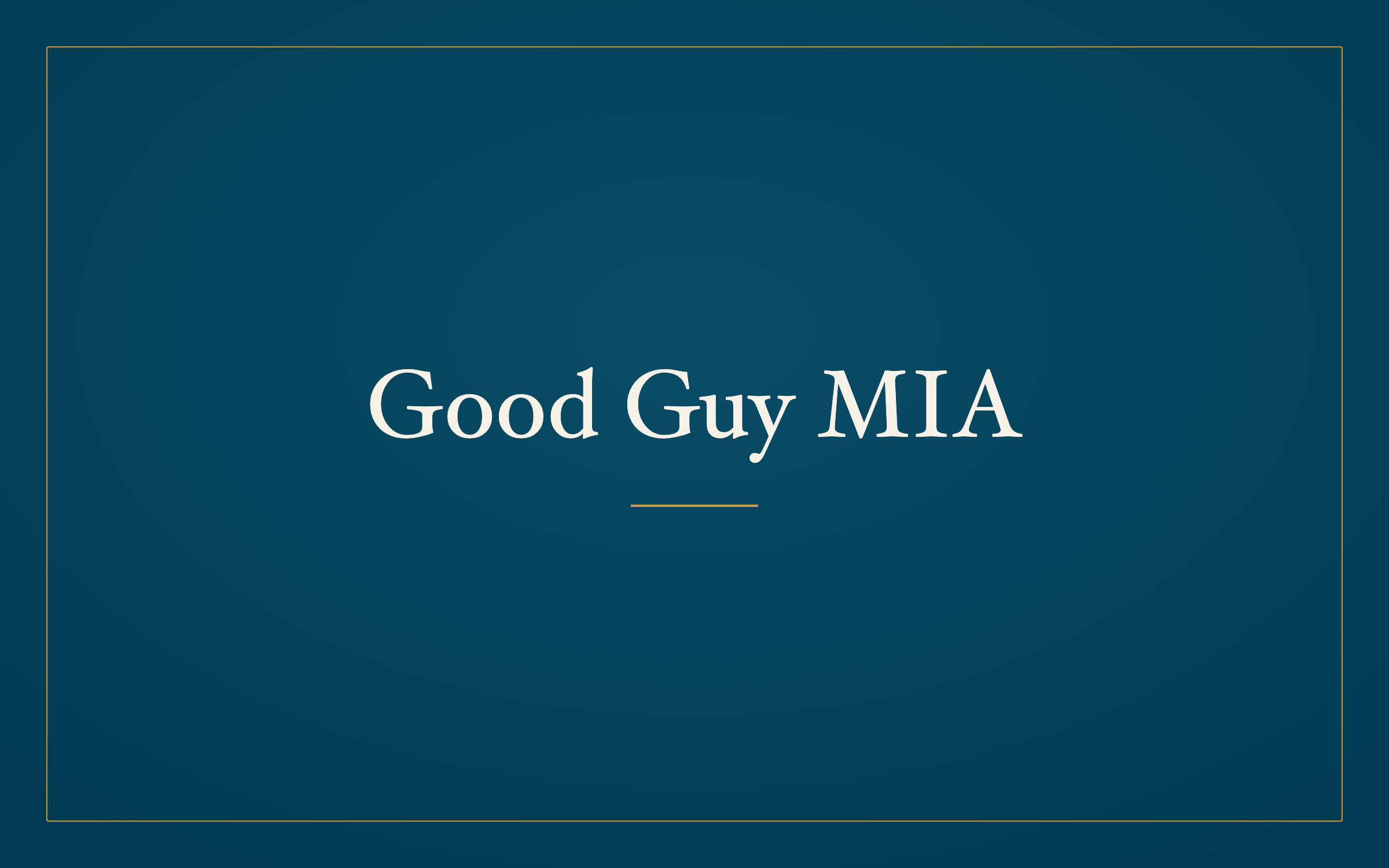Good Guy MIA logo