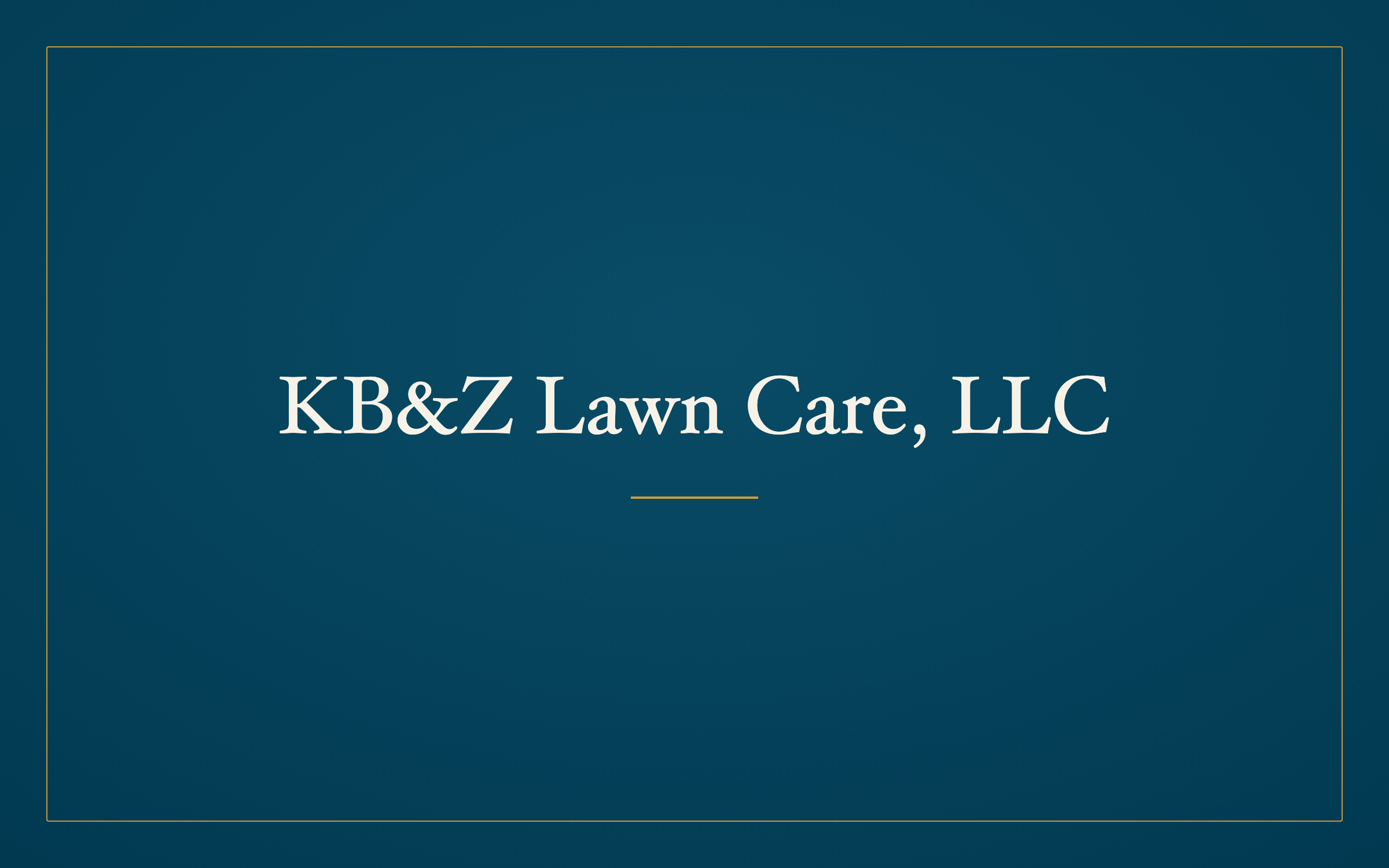KB&Z Lawn Care, LLC logo