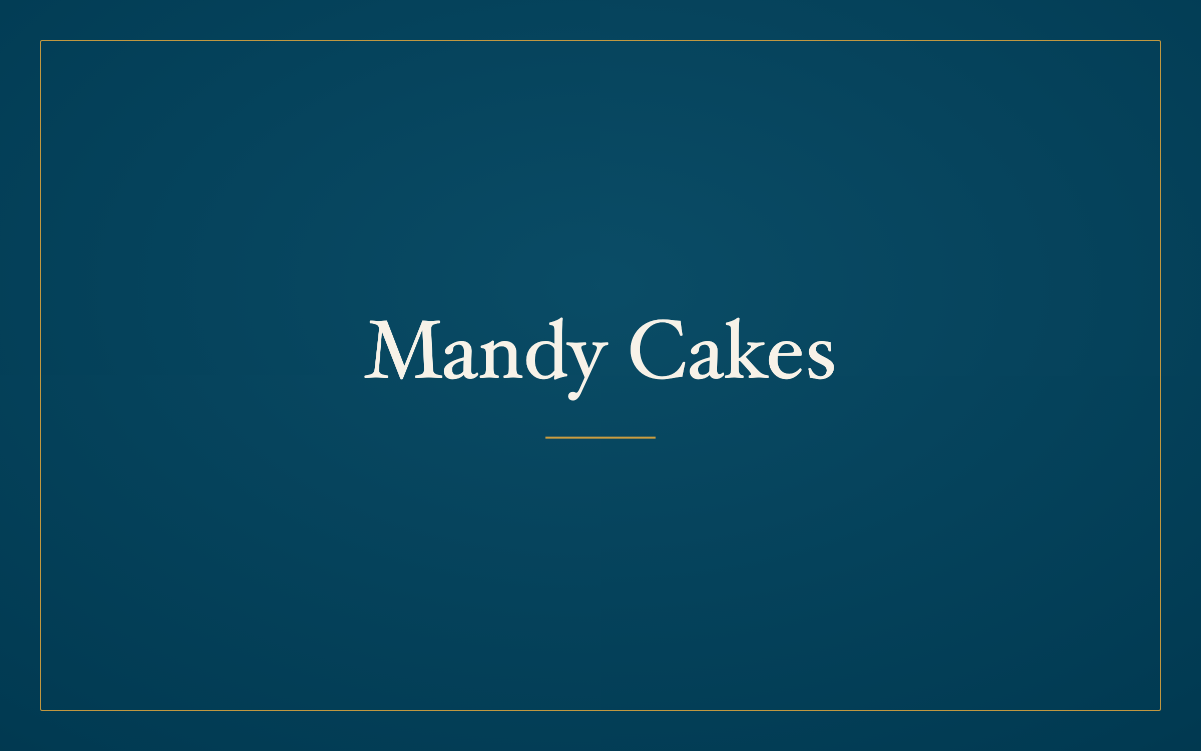 Mandy Cakes logo