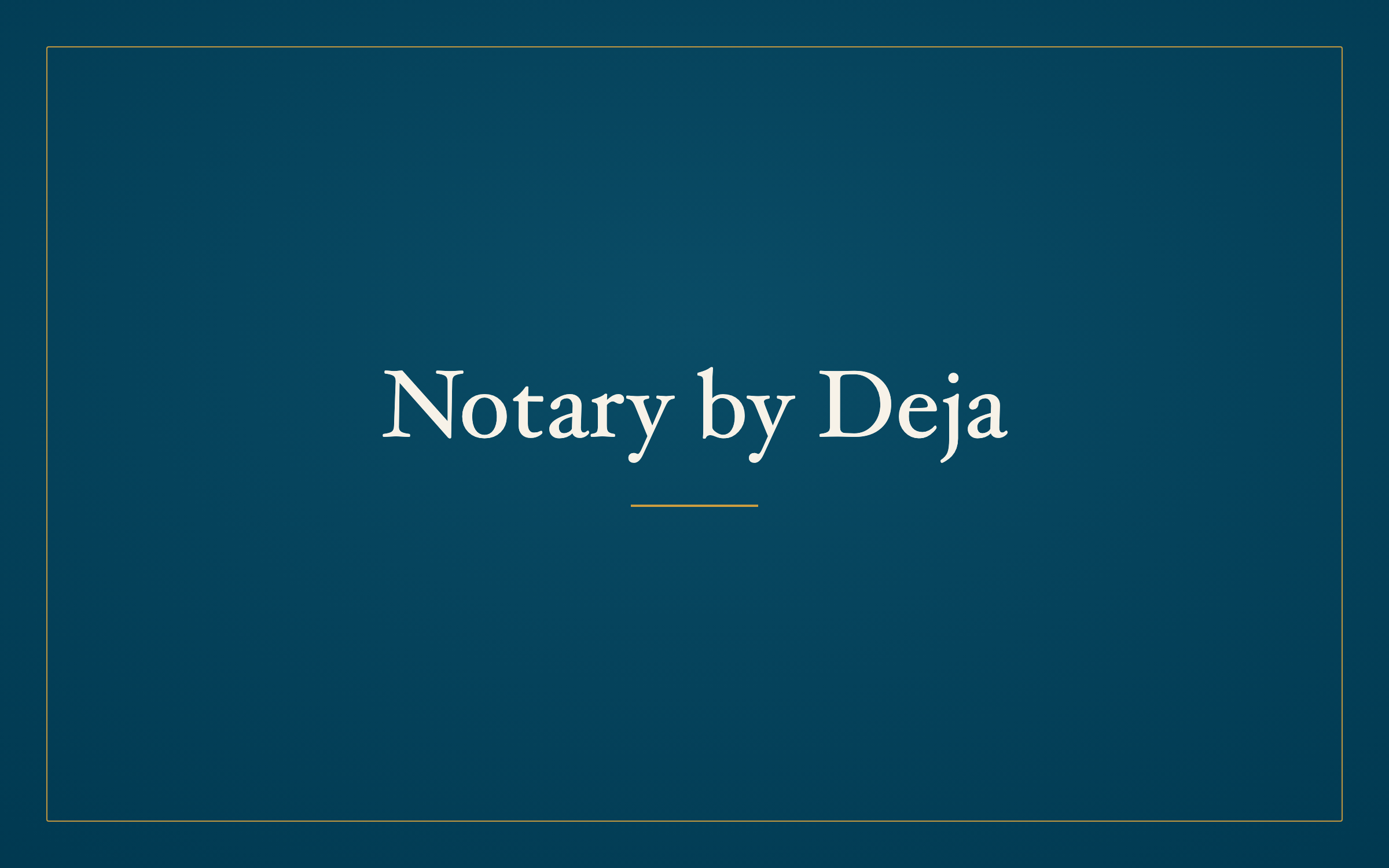 Notary by Deja logo