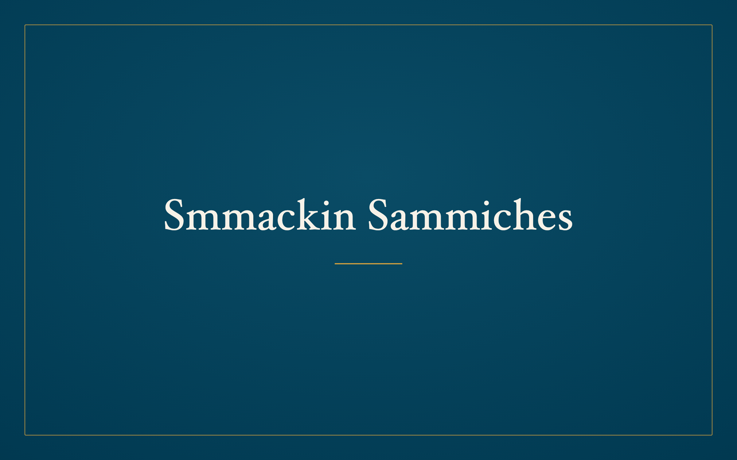 Smmackin Sammiches logo