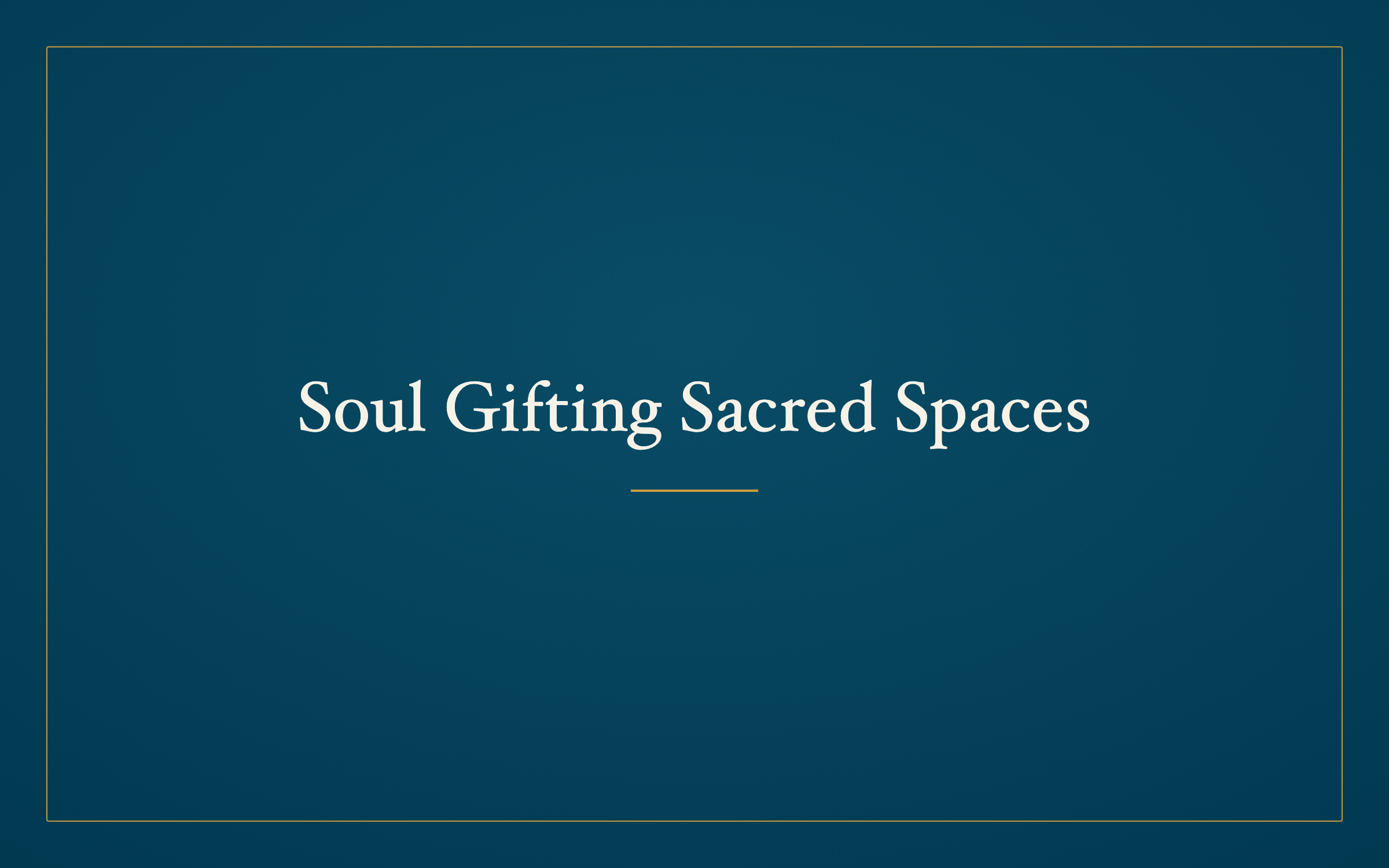 Soul Gifting Sacred Spaces logo