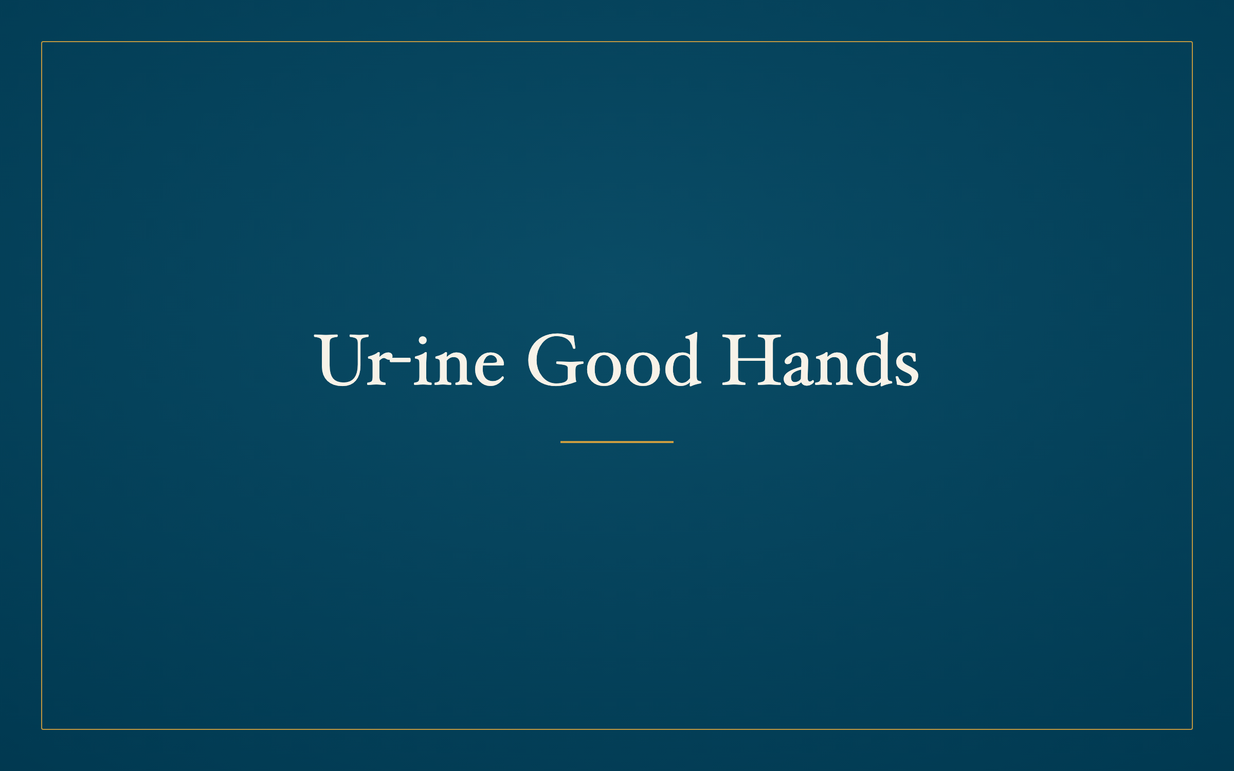 Ur-ine Good Hands logo